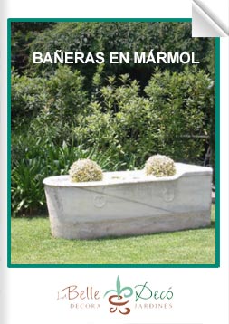 Bañeras en mármol