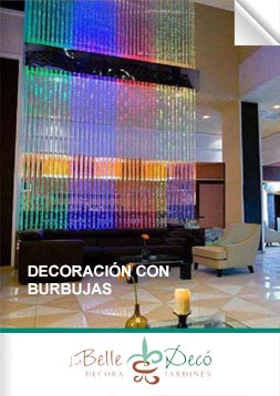 Decoración con burbujas