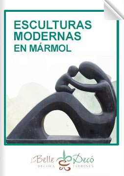 Esculturas modernas en mármol