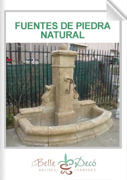 Fuentes de piedra natural