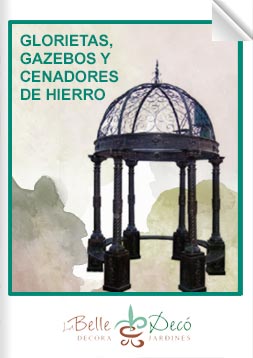 Glorietas, gazebos y cenadores de hierro