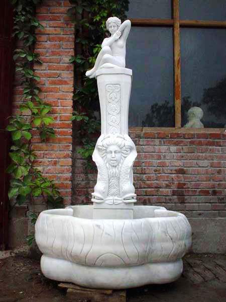 Fuente mármol para jardín Helena